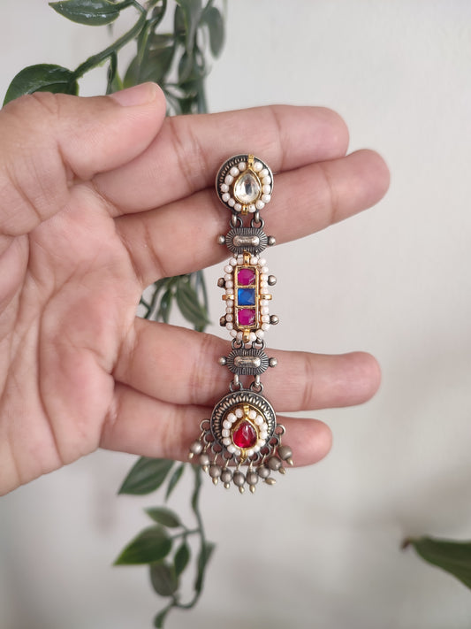 Mehina Pachi Kundan Lightweight Stud Earrings