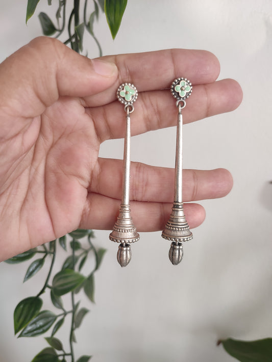 Shoma Stud Long Earrings