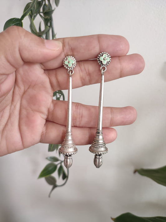 Shoma Stud Long Earrings