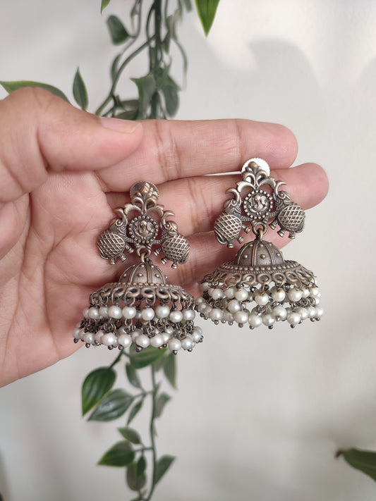 Yogita Brass Stud Jhumki