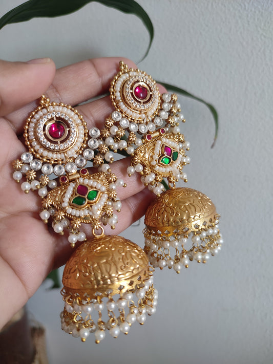 Samana Premium Gold Jhumki