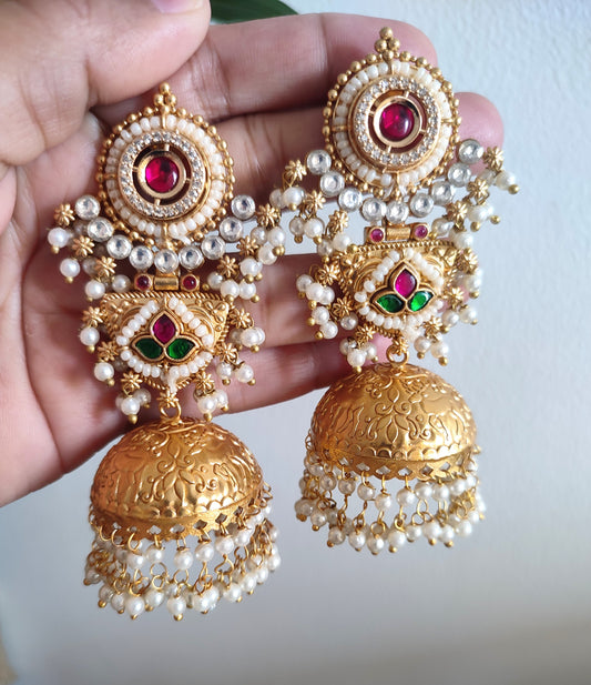 Samana Premium Gold Jhumki