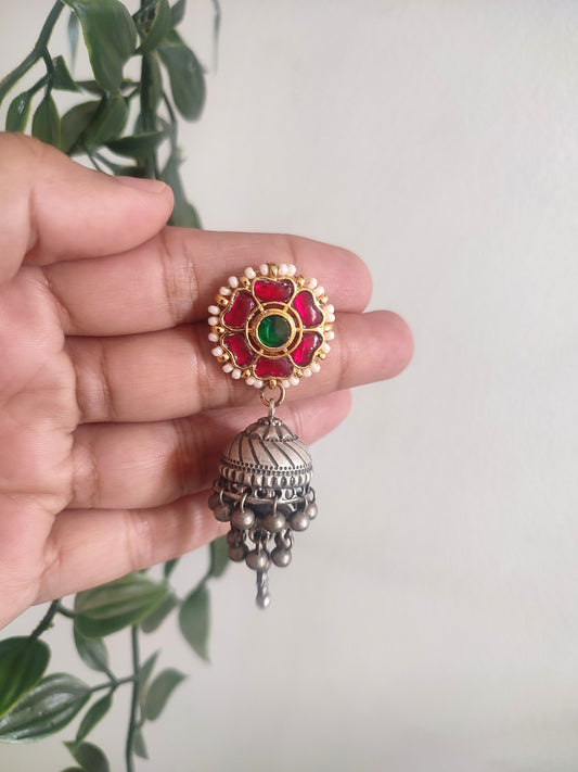 Pachi Kundan Saanjh Earrings