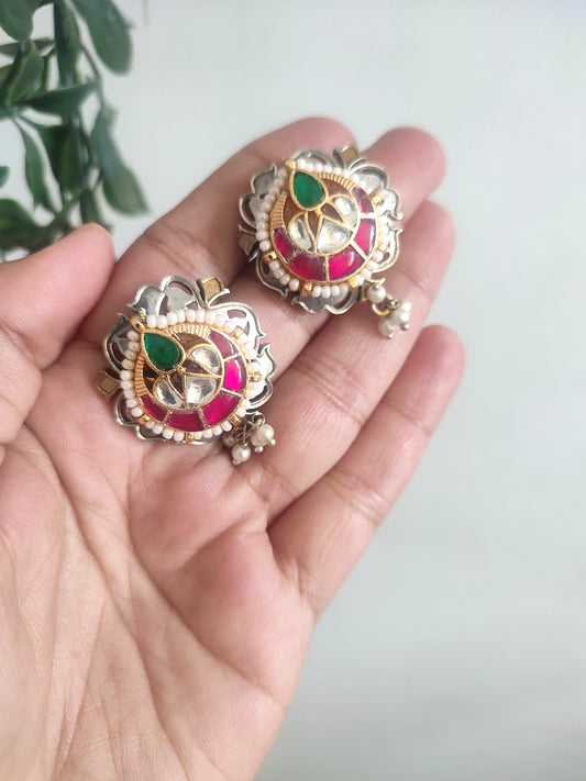 Samana Stud Panchi Earrings