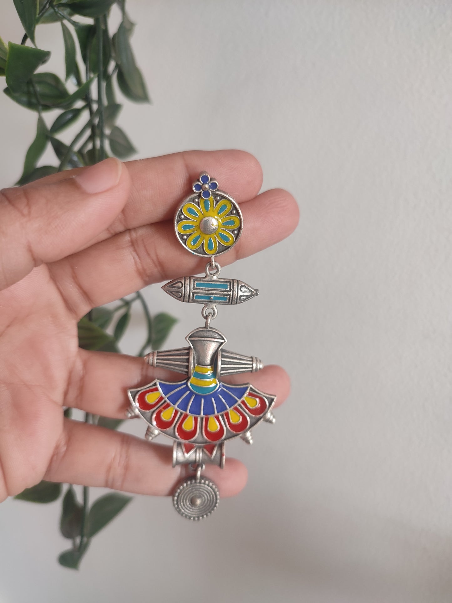 Sina Handpainted Stud Earrings