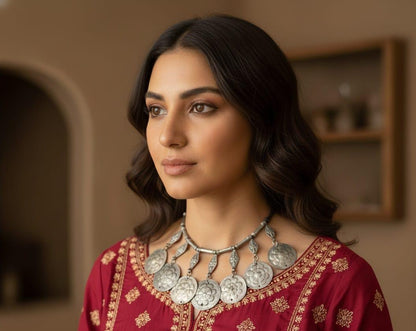 Mehnoor Statement Afghani Necklace