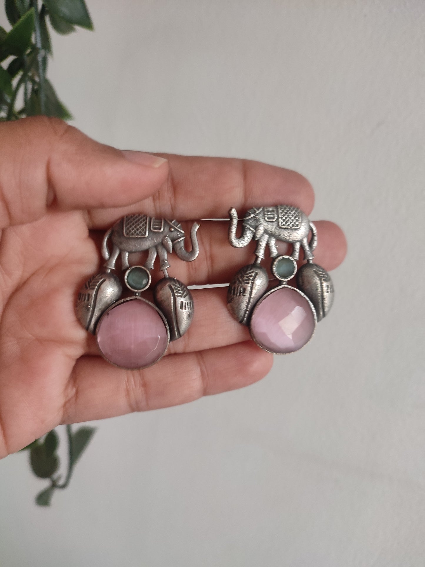 Gaj Stone Stud Earrings