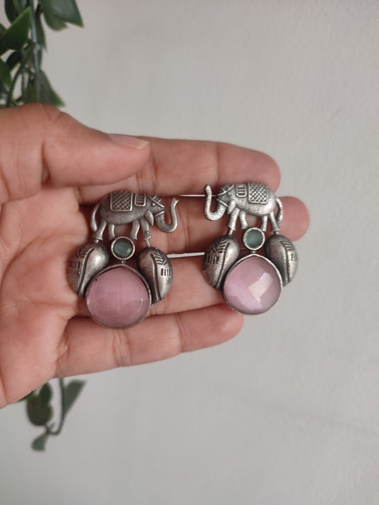 Gaj Stone Stud Earrings