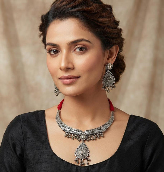 Shanaya Brass Designer Necklace Set