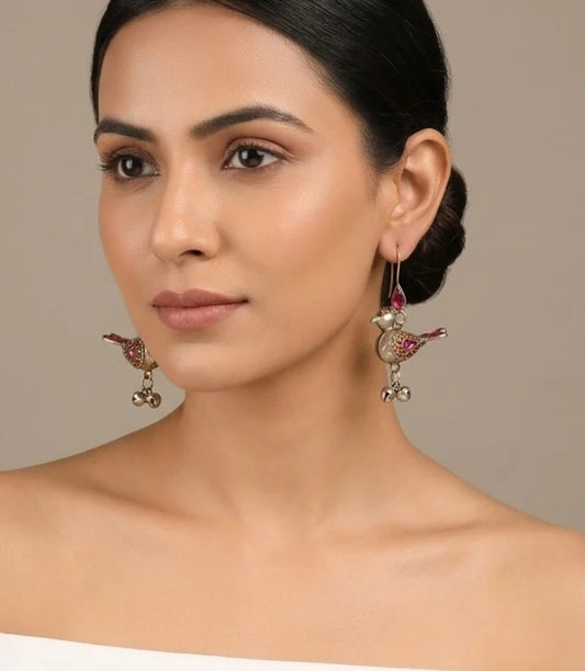Chidiya Afghani lightweight hook Earrigs