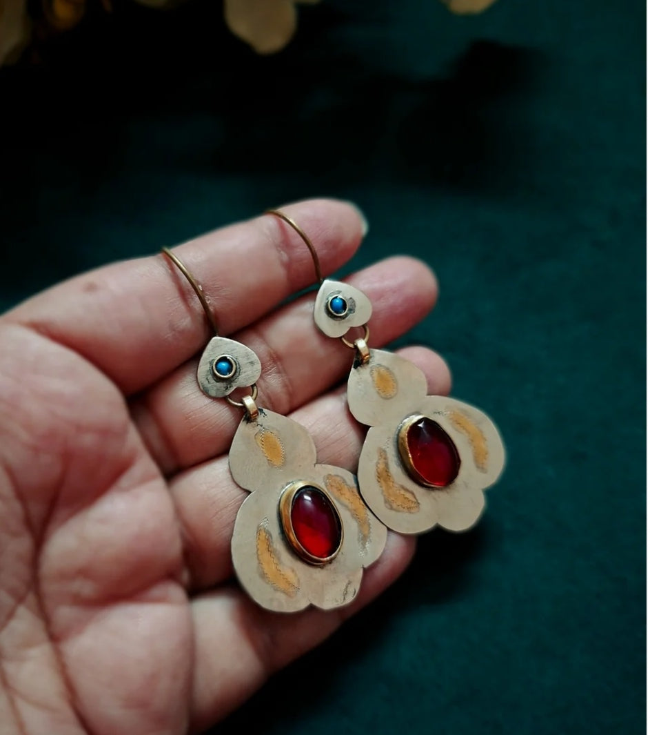 Gul-e-Naz Turkeman Earrings