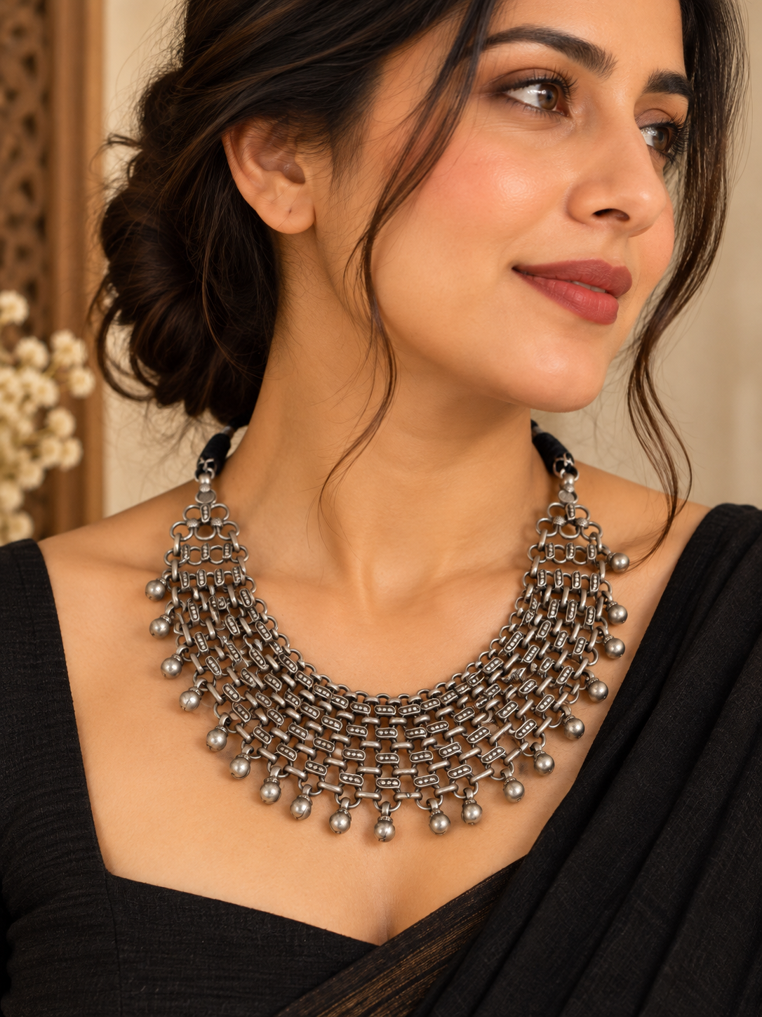 Amulya Brass Necklace