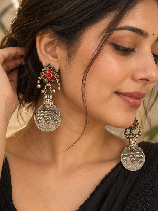 Shameen Afghani stud earrings