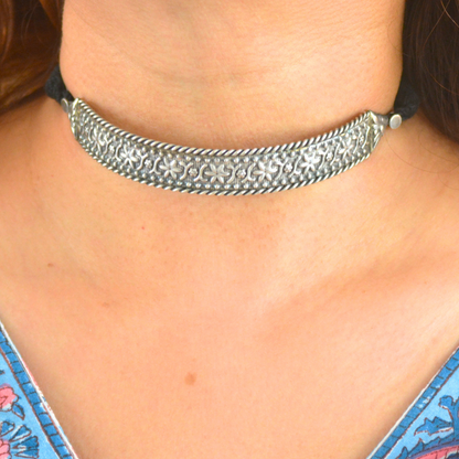 Brishti Brass Sleek Choker Different Design