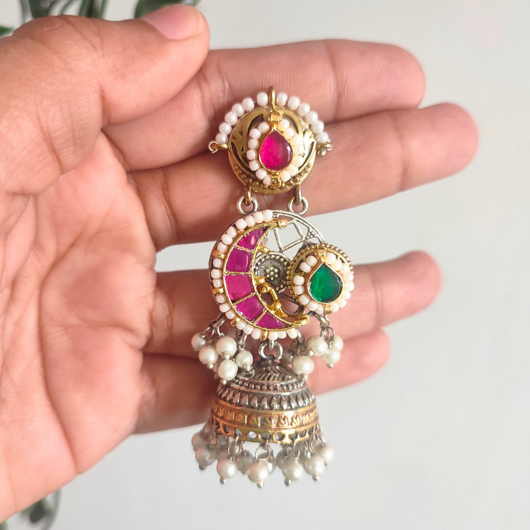 Priyanka Pachi Kundan Jhumka
