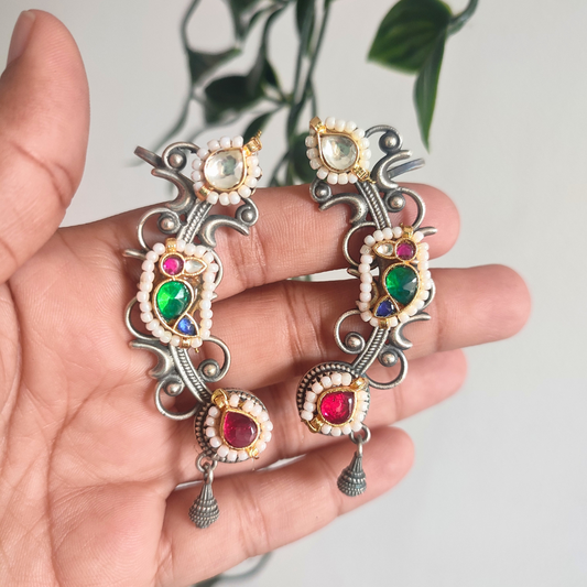 Nirali Designer Brass Small Earcuffs