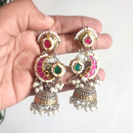 Priyanka Pachi Kundan Jhumka