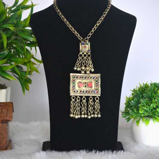 Mehtab Afghani Pendant Necklace Extendable