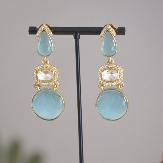 Jigya Lightweight Moissanite Earrings