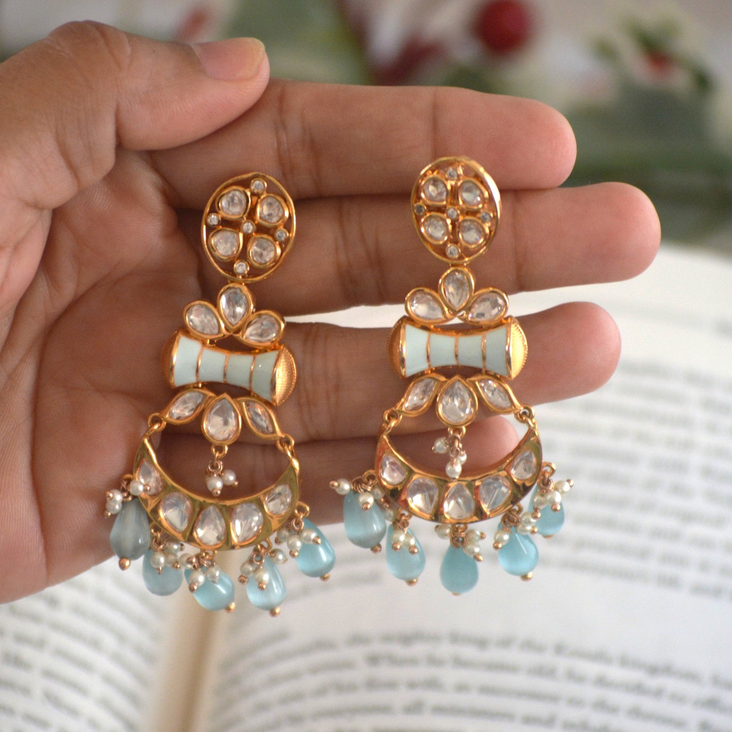 Rumaya Lightweight Moissanite Earrings