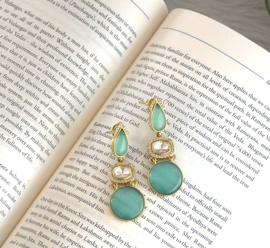 Jigya Lightweight Moissanite Earrings