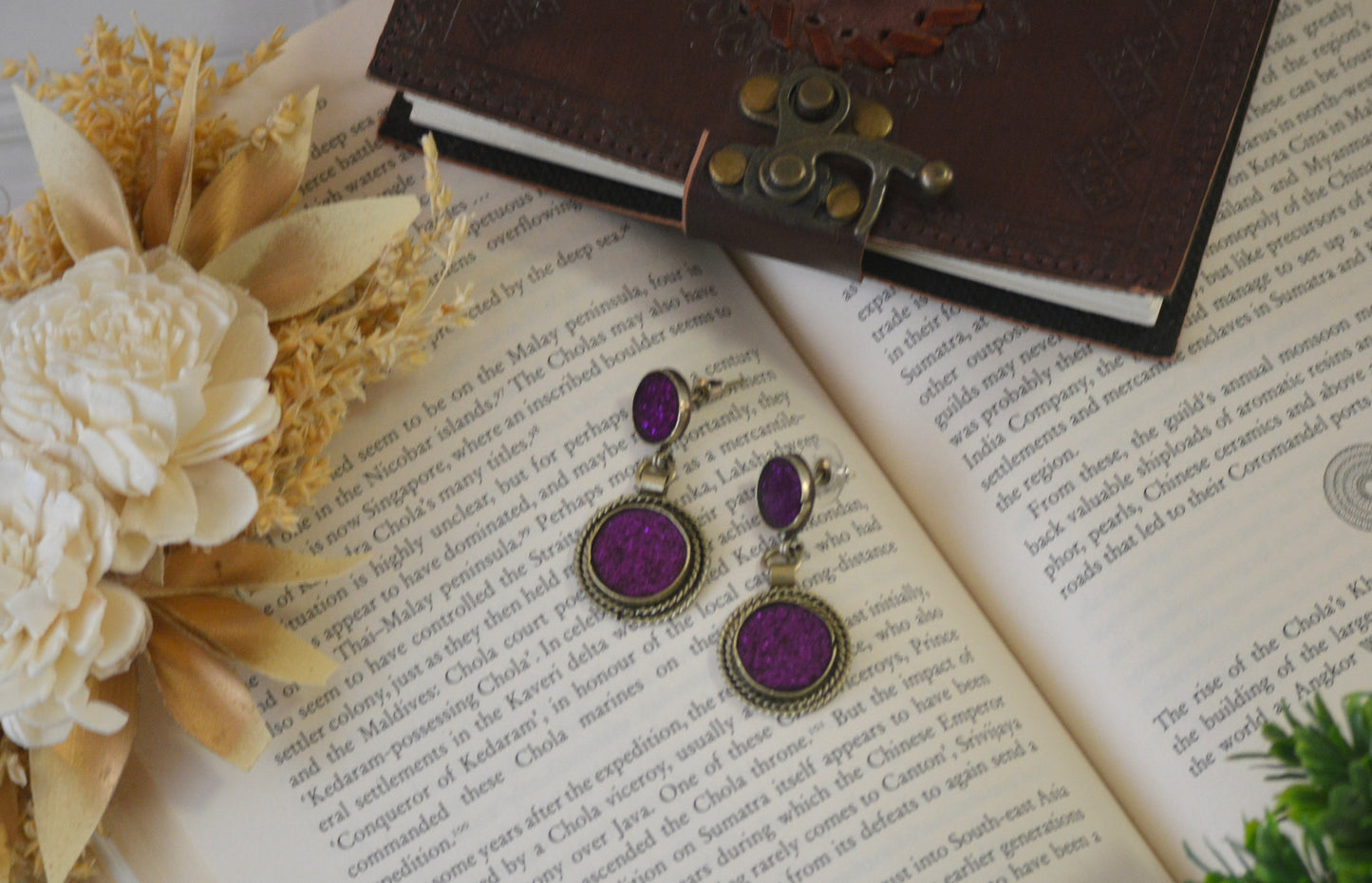 Namar Afghani Lightweight Stud Earrings