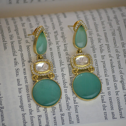 Jigya Lightweight Moissanite Earrings