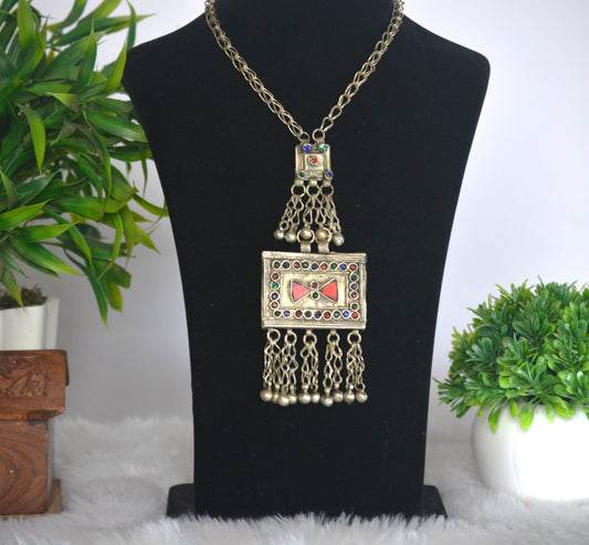 Mehtab Afghani Pendant Necklace Extendable