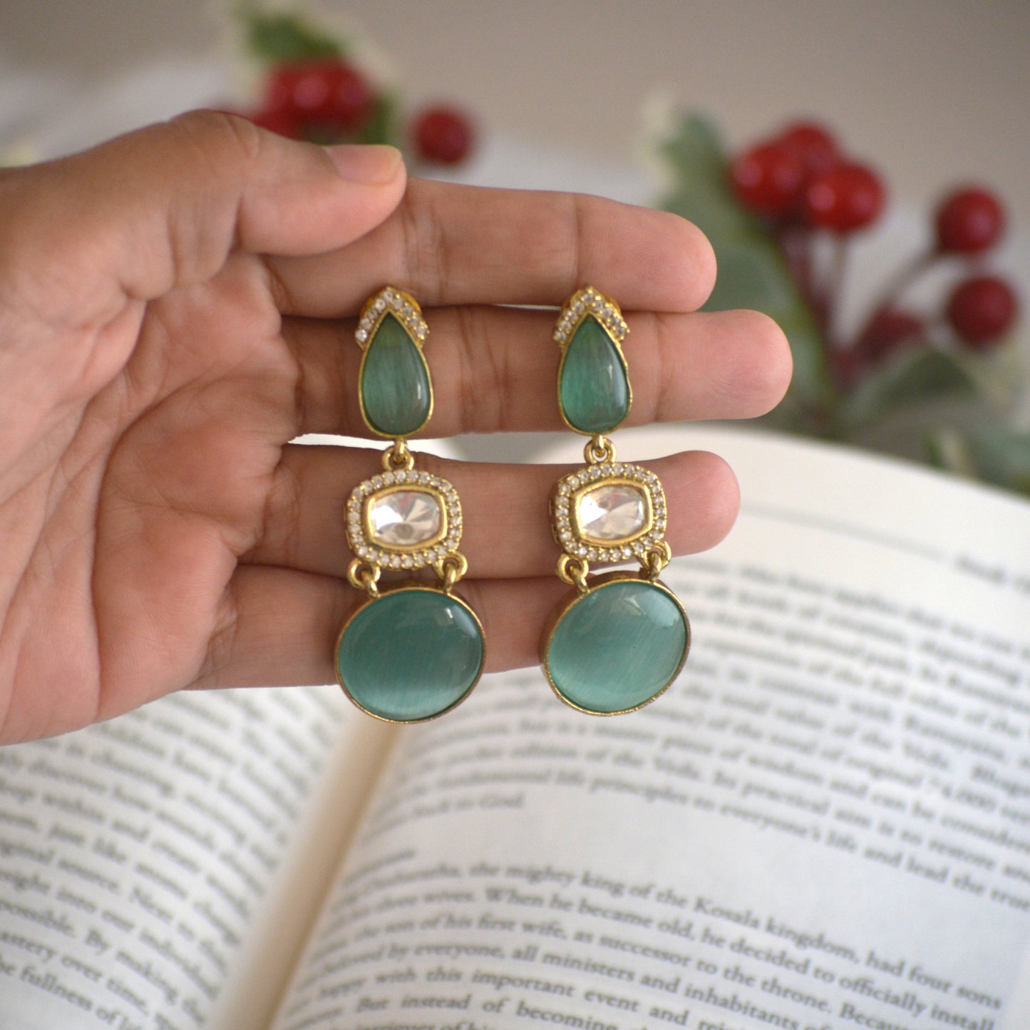 Jigya Lightweight Moissanite Earrings