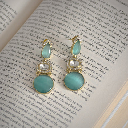 Jigya Lightweight Moissanite Earrings