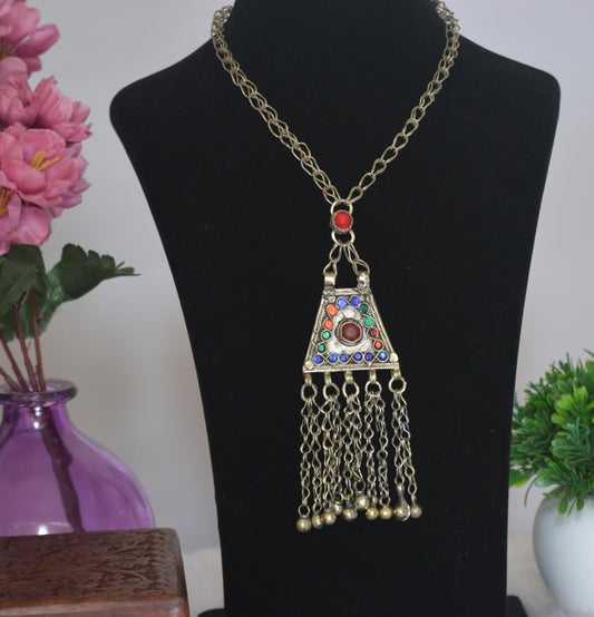 Somina Afghani Pendant Extendable Necklace
