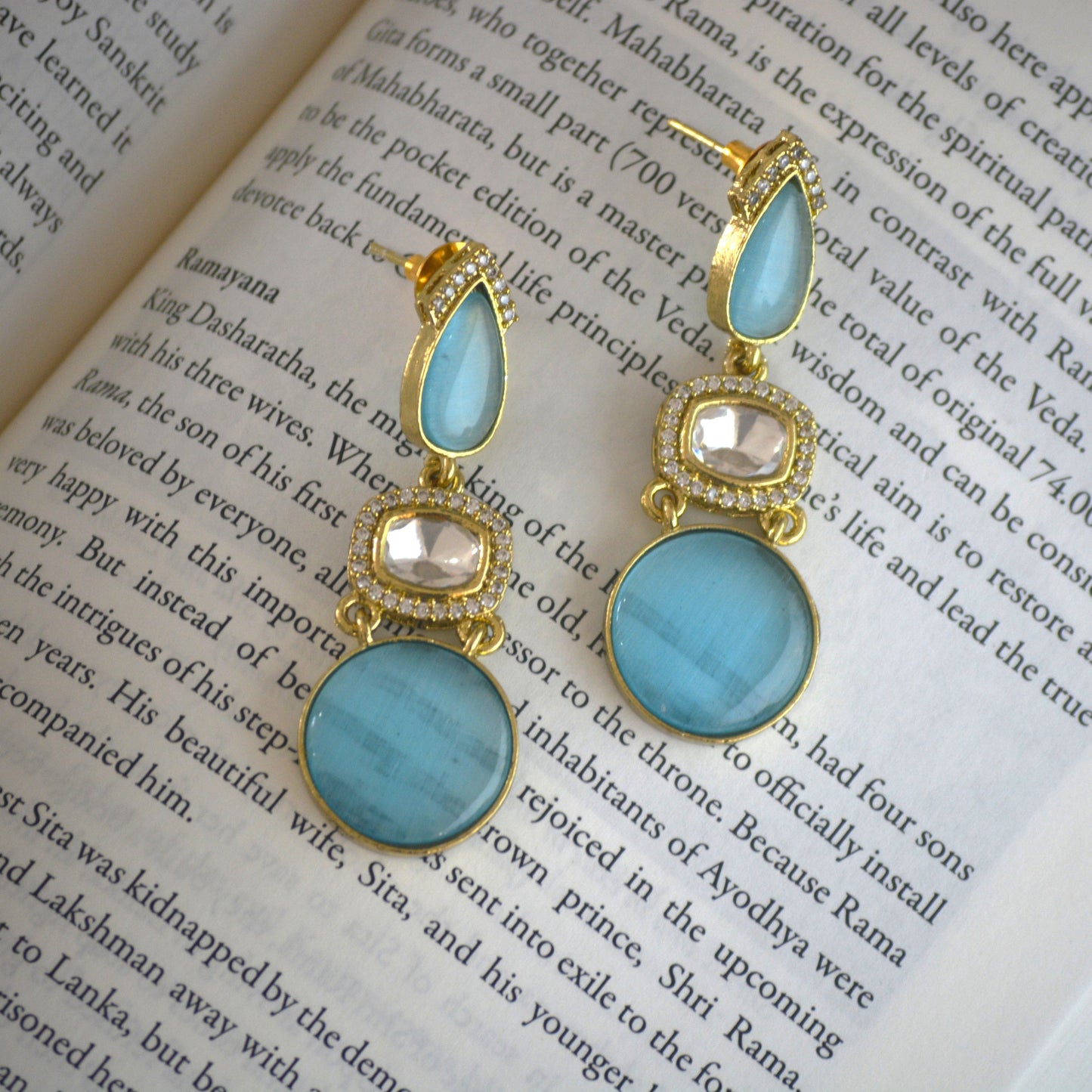 Jigya Lightweight Moissanite Earrings