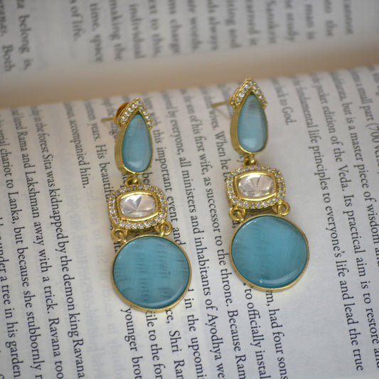 Jigya Lightweight Moissanite Earrings