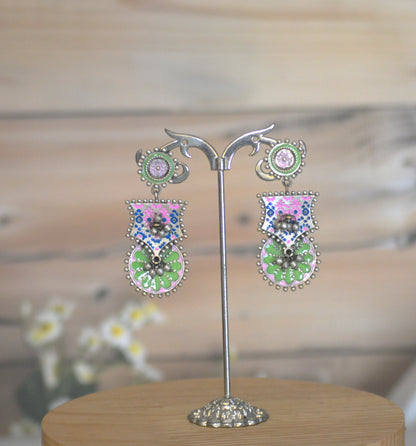 Shreya Handpainted Stud Earrings