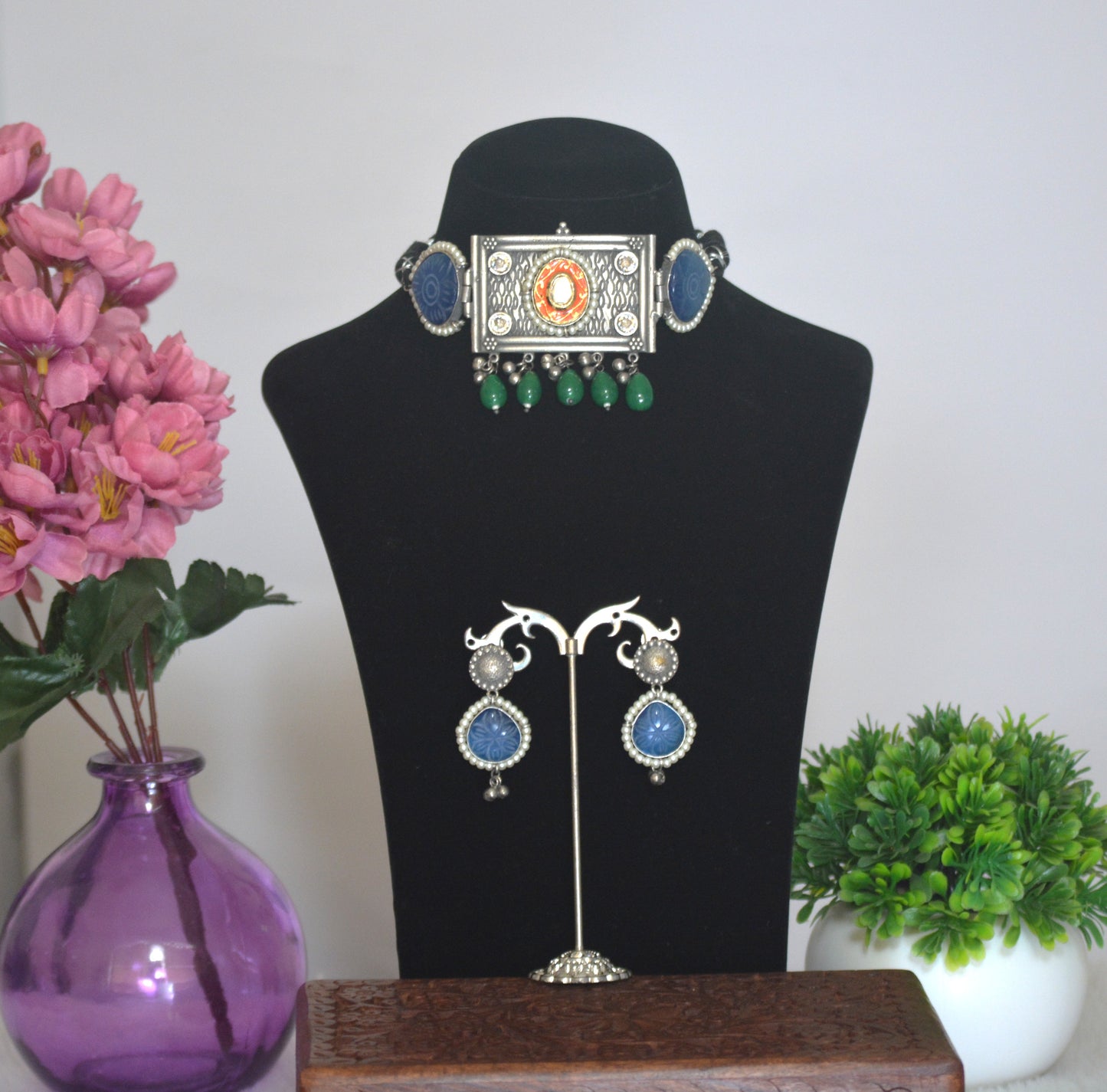 Sinima Stone Choker Set