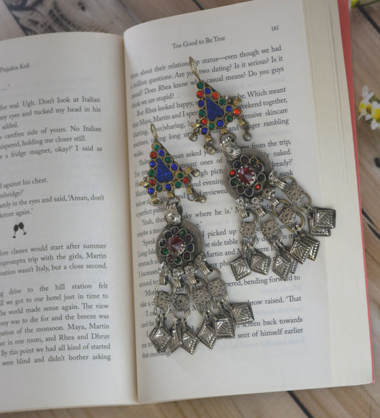 Afghani Vintage Long Earrings