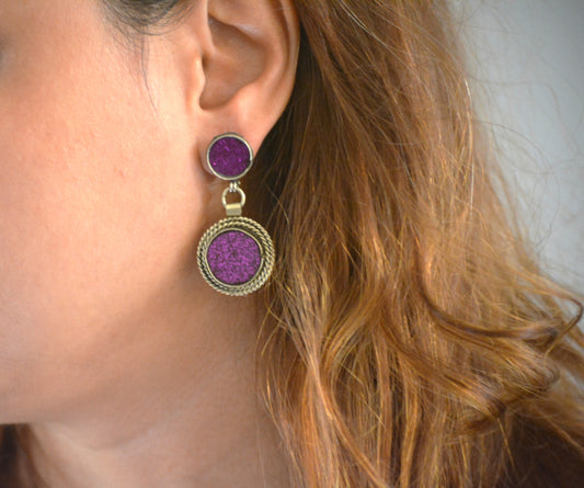 Namar Afghani Lightweight Stud Earrings