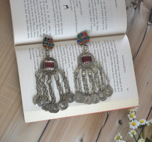Zainab Afghani Earrings Big Size Vintage