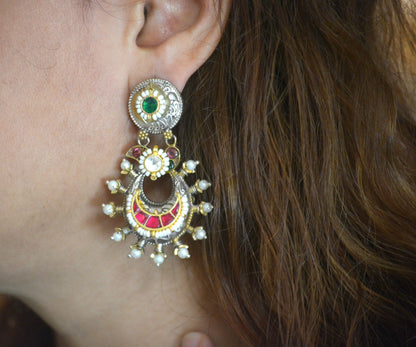 Pachi Kundan Earrings Sonia