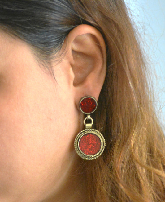 Namar Afghani Lightweight Stud Earrings