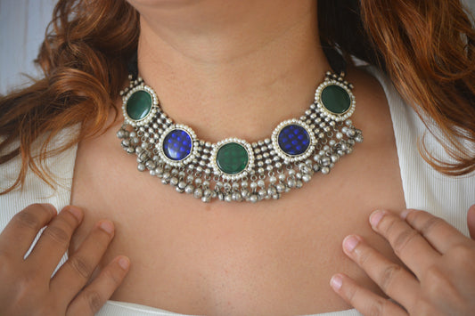 Siraya Stone Necklace Set