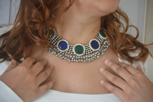 Siraya Stone Necklace Set