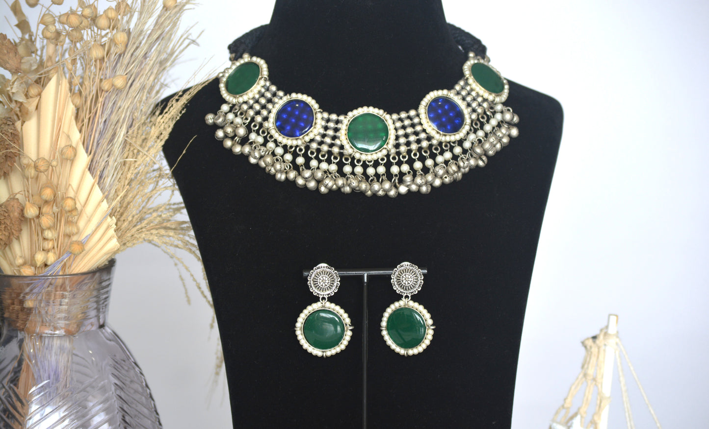 Siraya Stone Necklace Set