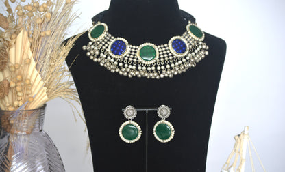 Siraya Stone Necklace Set