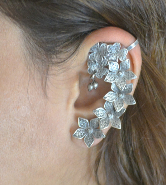 Shital Earcuffs with Pushback Stud Earrings