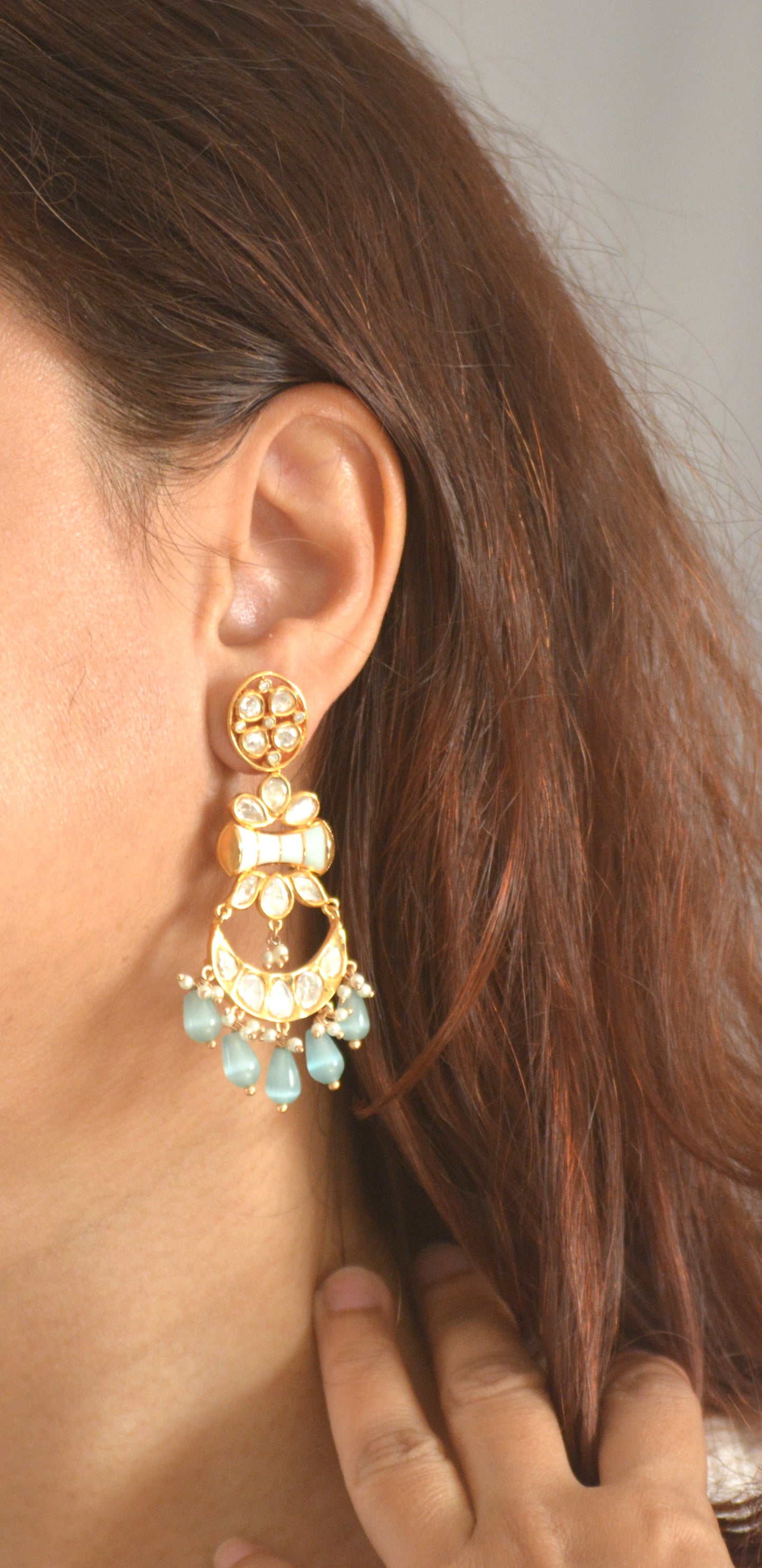 Rumaya Lightweight Moissanite Earrings