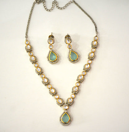 Shiraya Moissanite Sleek Necklace Set