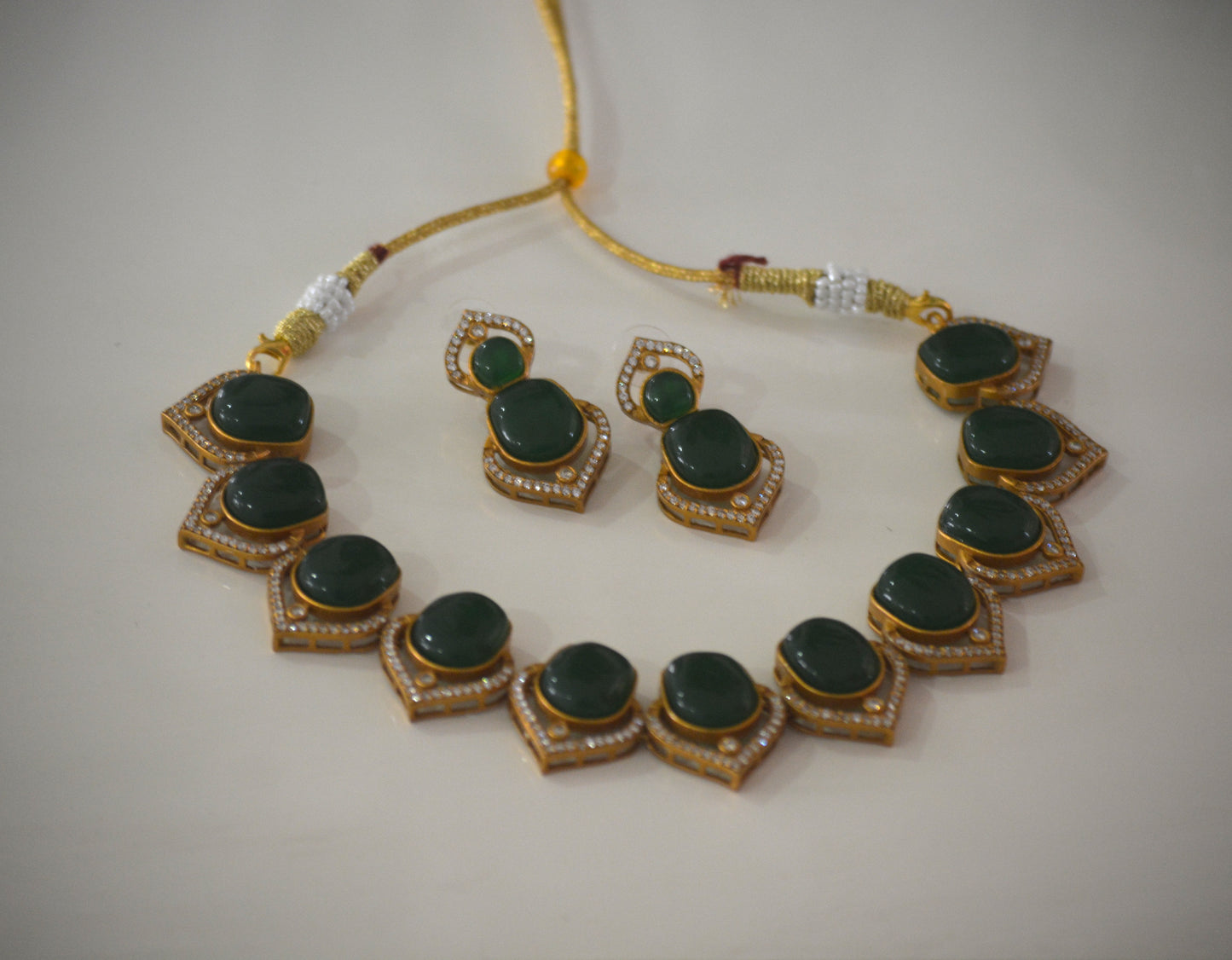 Sonal Cz Necklace Set