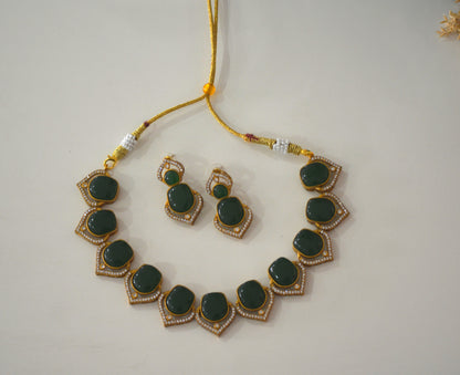 Sonal Cz Necklace Set