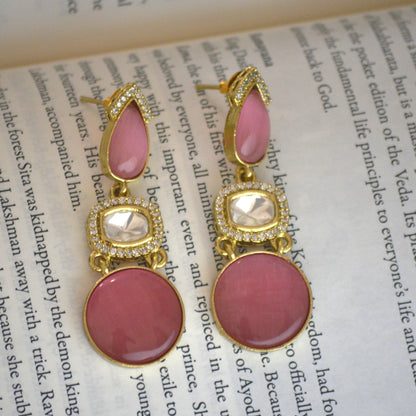 Jigya Lightweight Moissanite Earrings